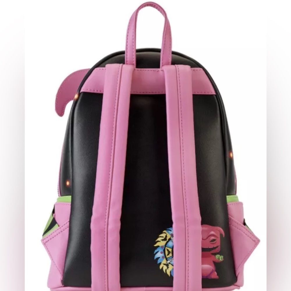 Loungefly Oogie Boogie Neon Cosplay Backpack & Wallet NBC NYCC Exclusive NIB - Picture 7 of 14